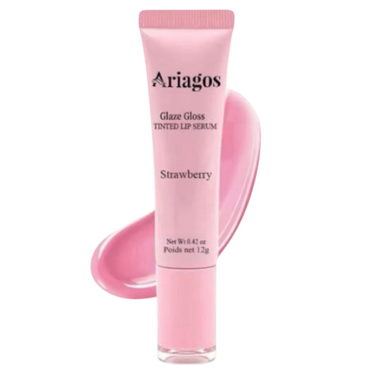 Strawberry Glaze Gloss Tinted Lip Serum | Ariagos